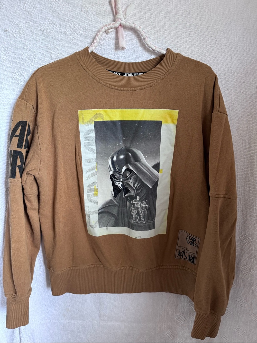 RARE Star Wars Darth Vader Concept Artwork Fleece Pullover Size Small Disney EUC